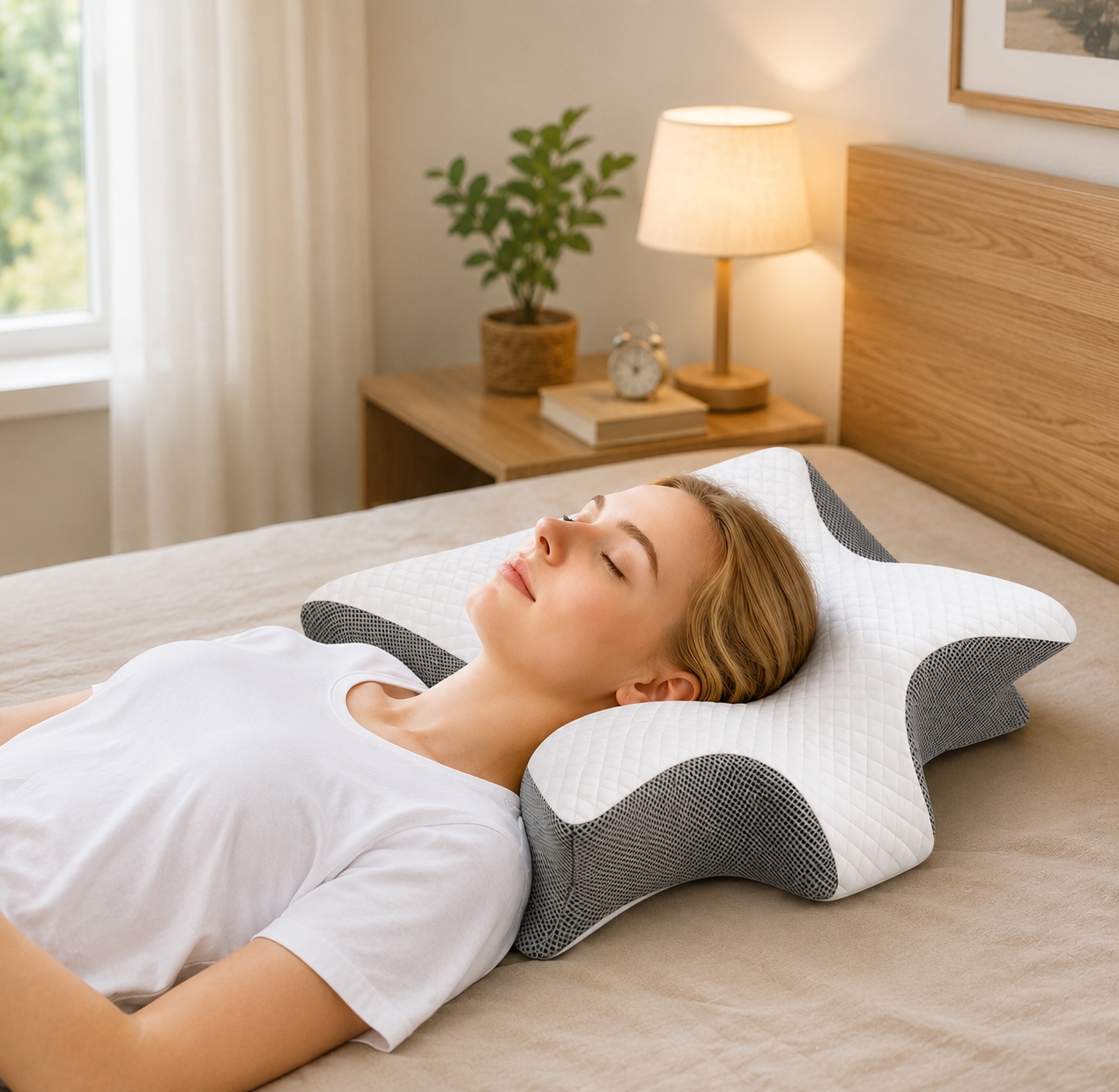 Oreiller Confort Cervical à Mémoire de Forme