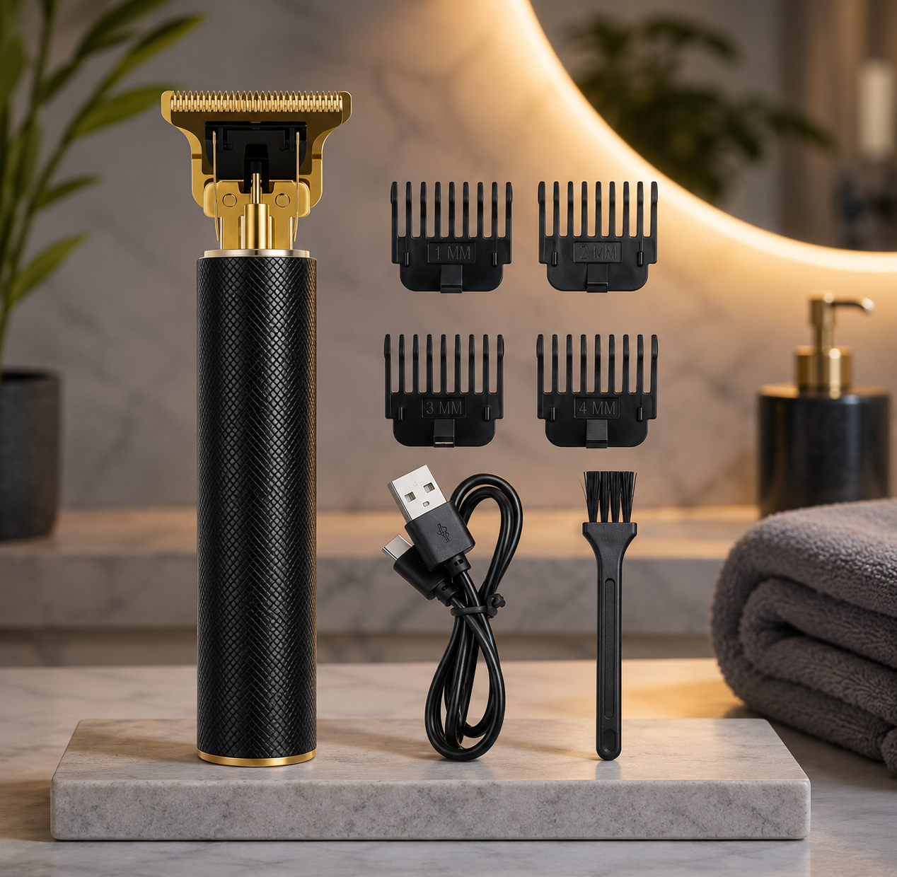 Tondeuse Sans Fil Cheveux & Barbe Professionnelle
