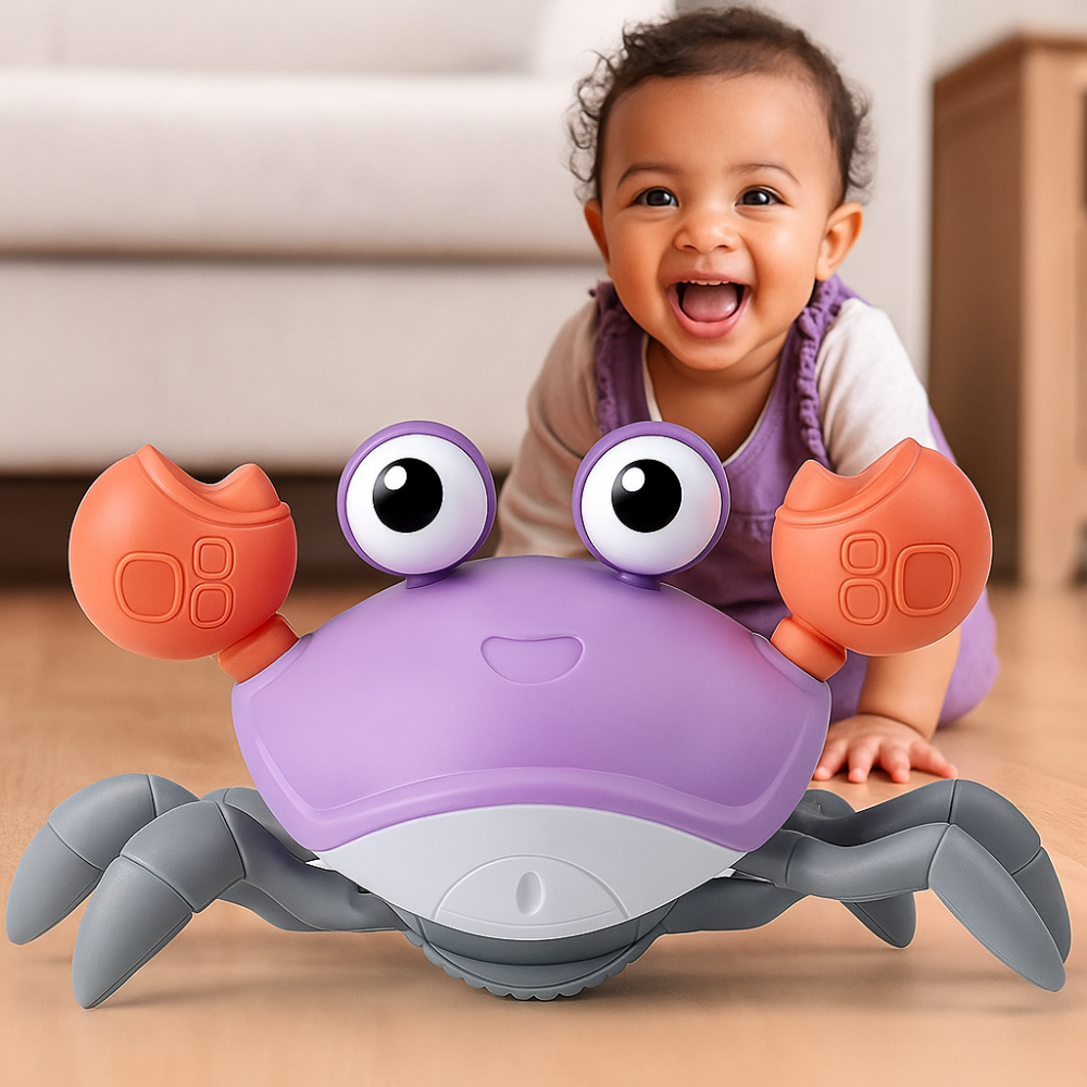 Crabe Danseur Musical et Lumineux pour Bébé