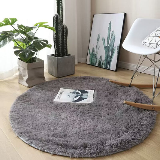 Tapis Rond Doux et Moelleux