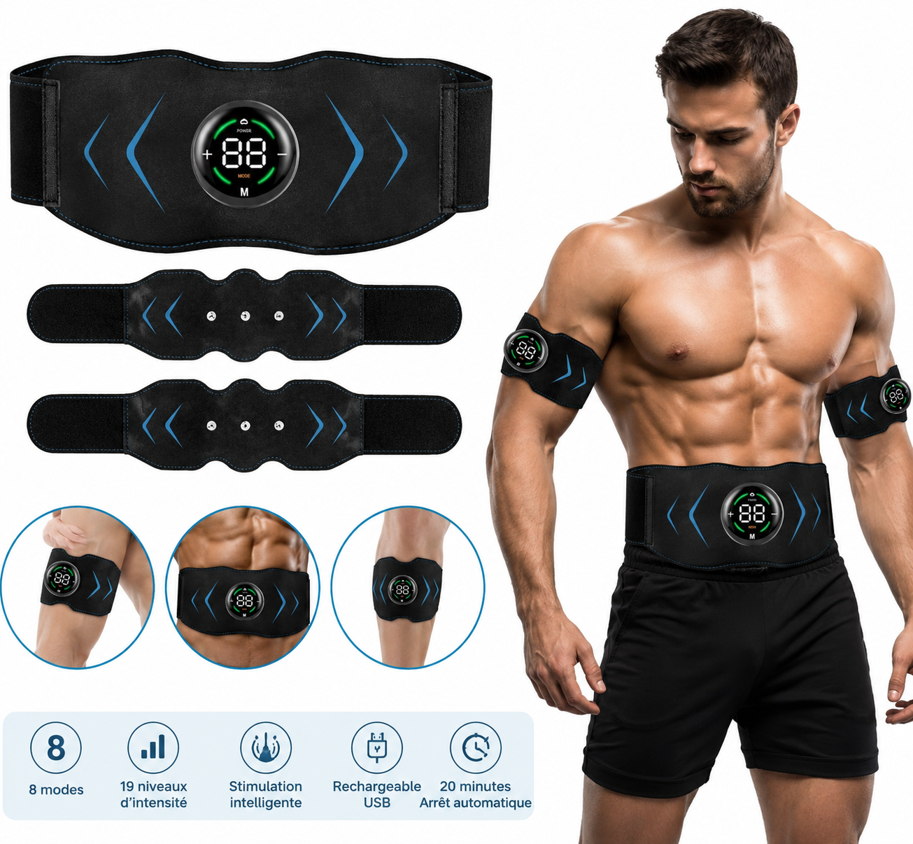 Ceinture Abdominale Électrostimulation