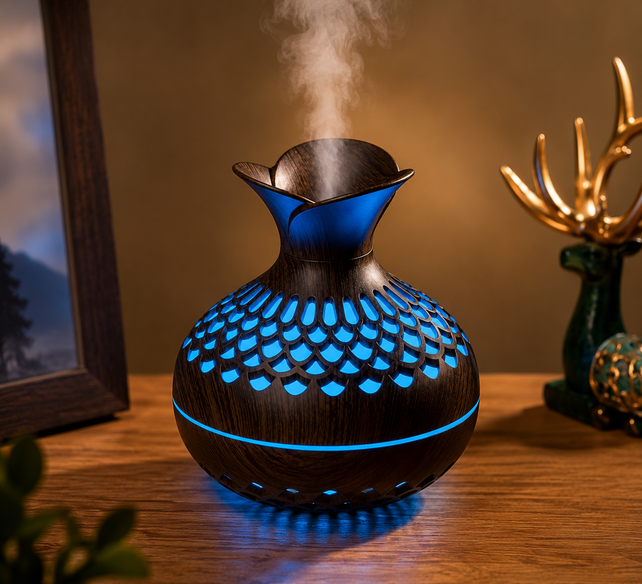 Diffuseur d’Huiles avec Ambiance Lumineuse
