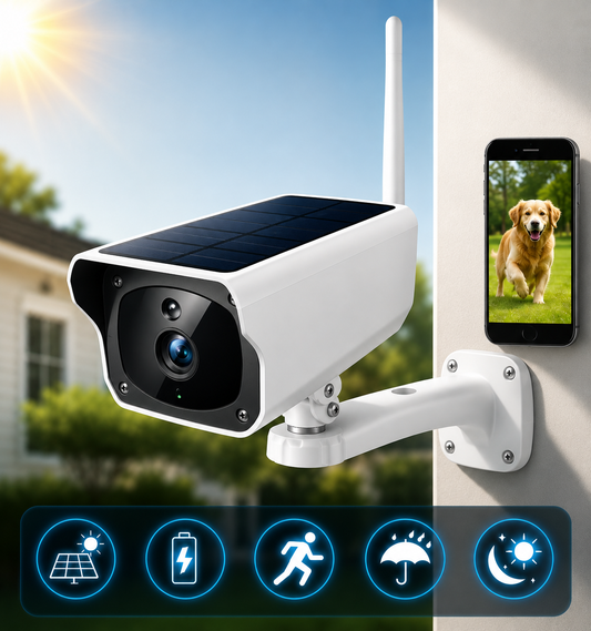 Caméra De Surveillance Sans Fil Solaire CameSafe™