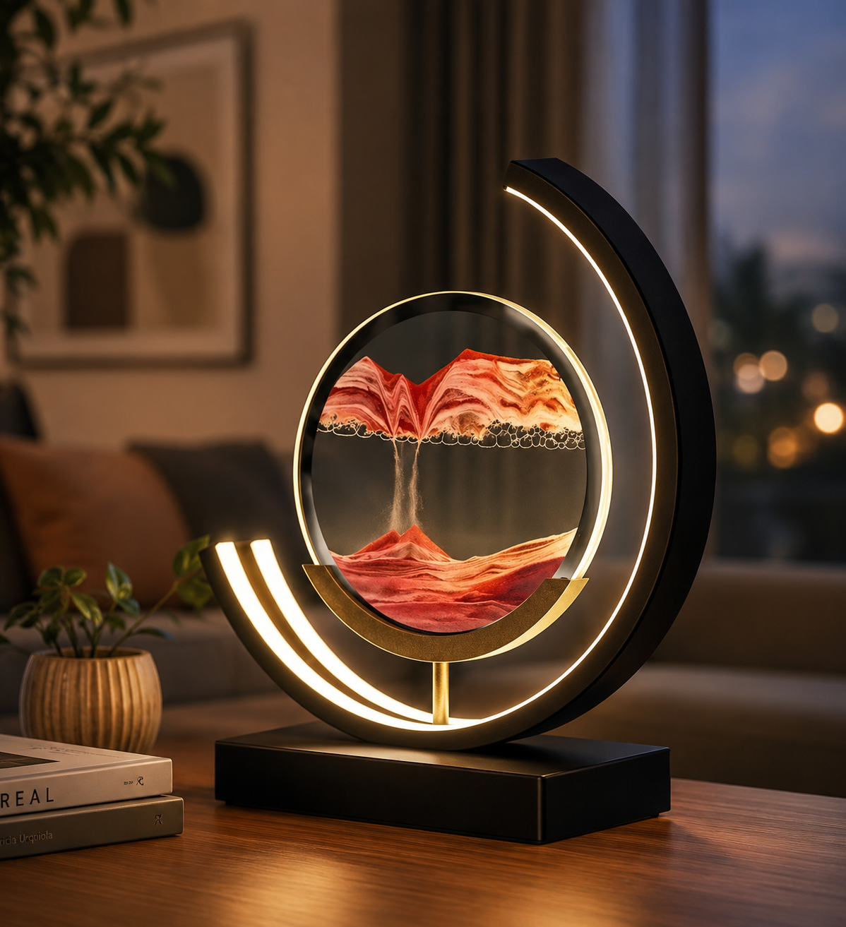 Lampe Paysage de Sable Lumineuse