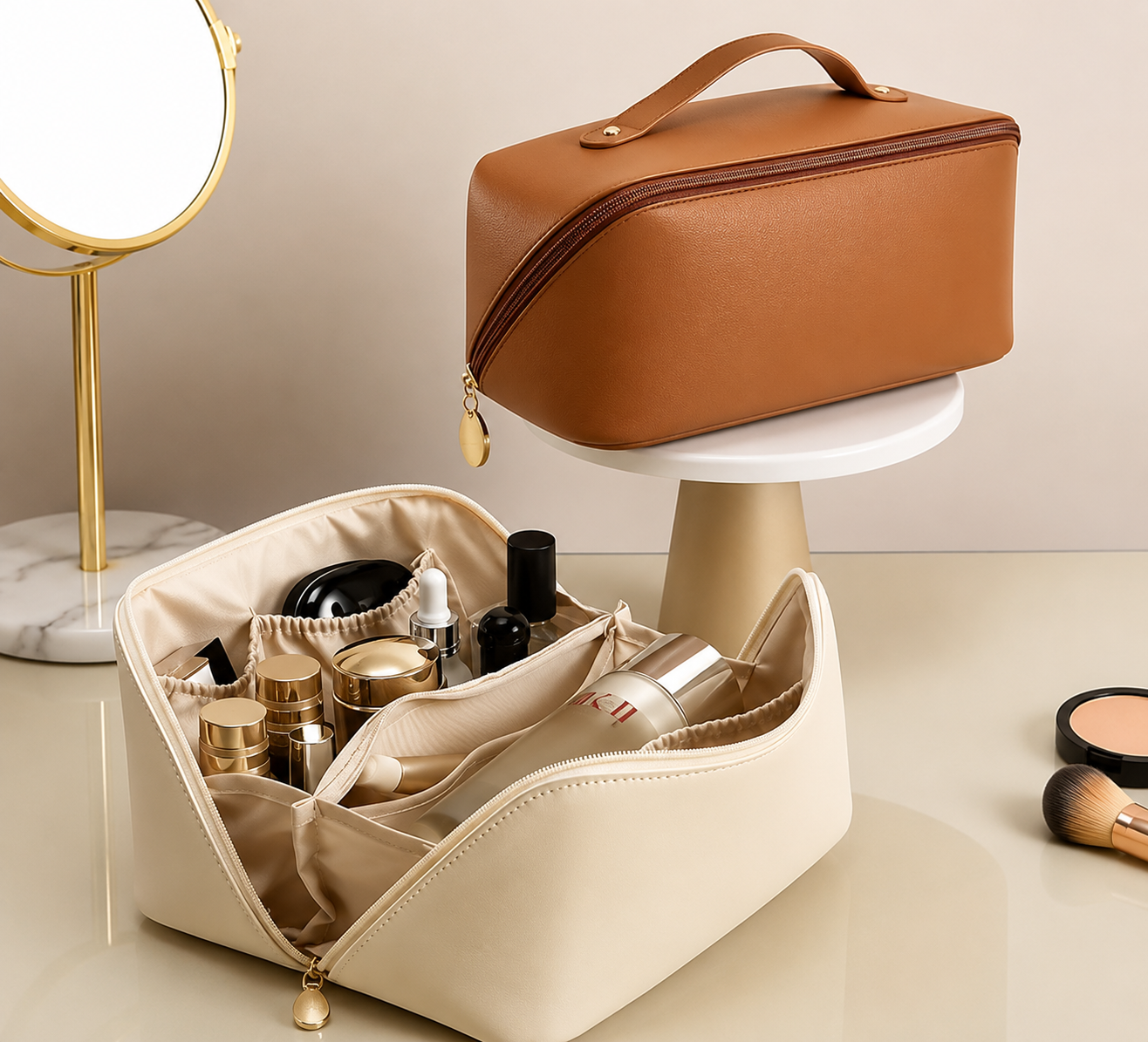 Trousse de Beauté Luxe Grande Capacité