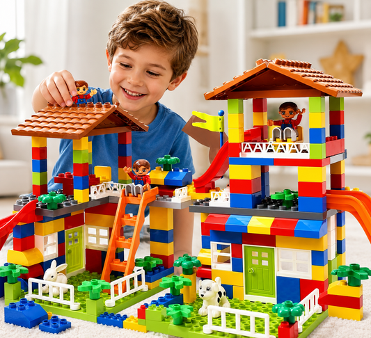 Château de Construction Éducatif pour Enfants