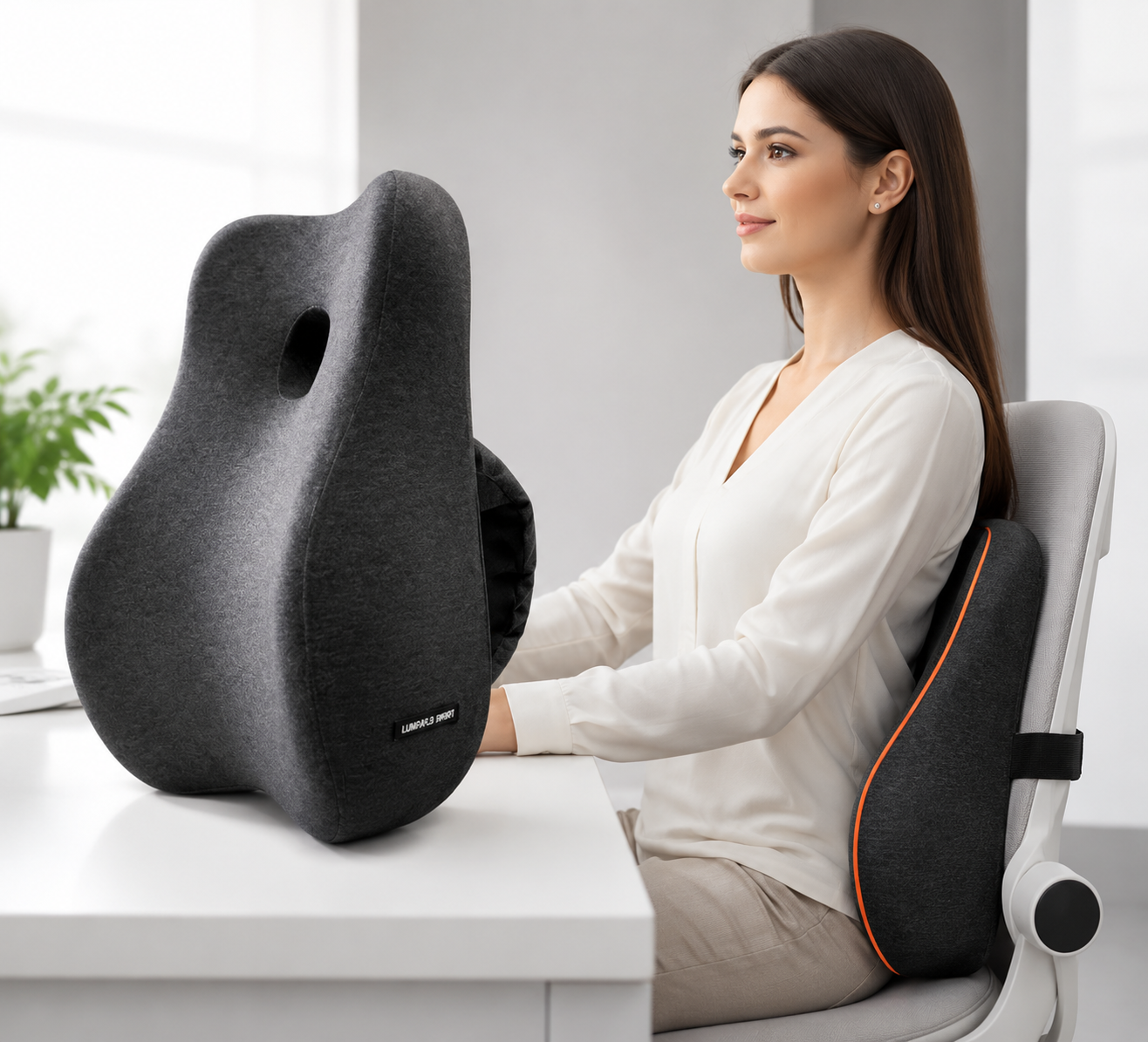 Coussin de Soutien Lombaire et Assise de bureau
