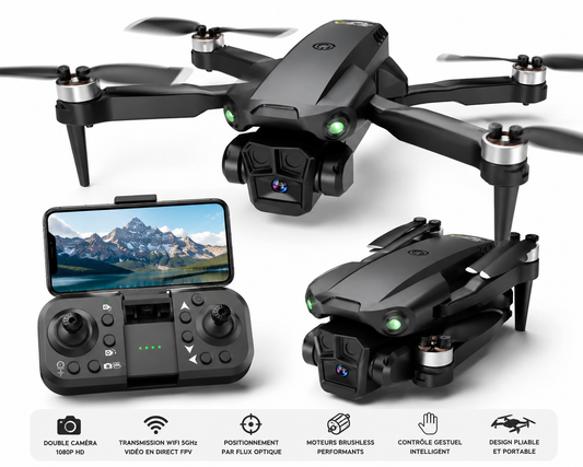 Panier Express - Drone 4K Double Caméra à Stabilisation Intelligente