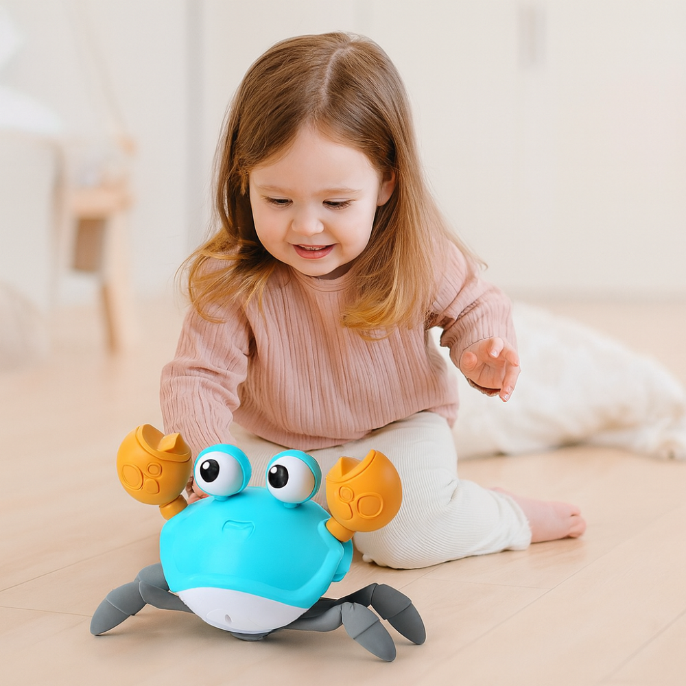 Crabe Danseur Musical et Lumineux pour Bébé