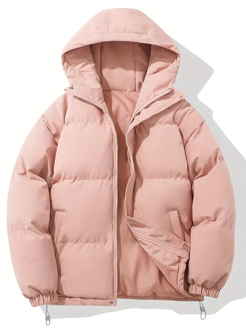 Veste Matelassée d'Hiver à Capuche pour Femme