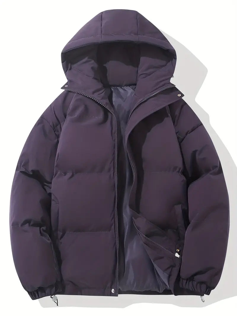 Veste Matelassée d'Hiver à Capuche pour Femme