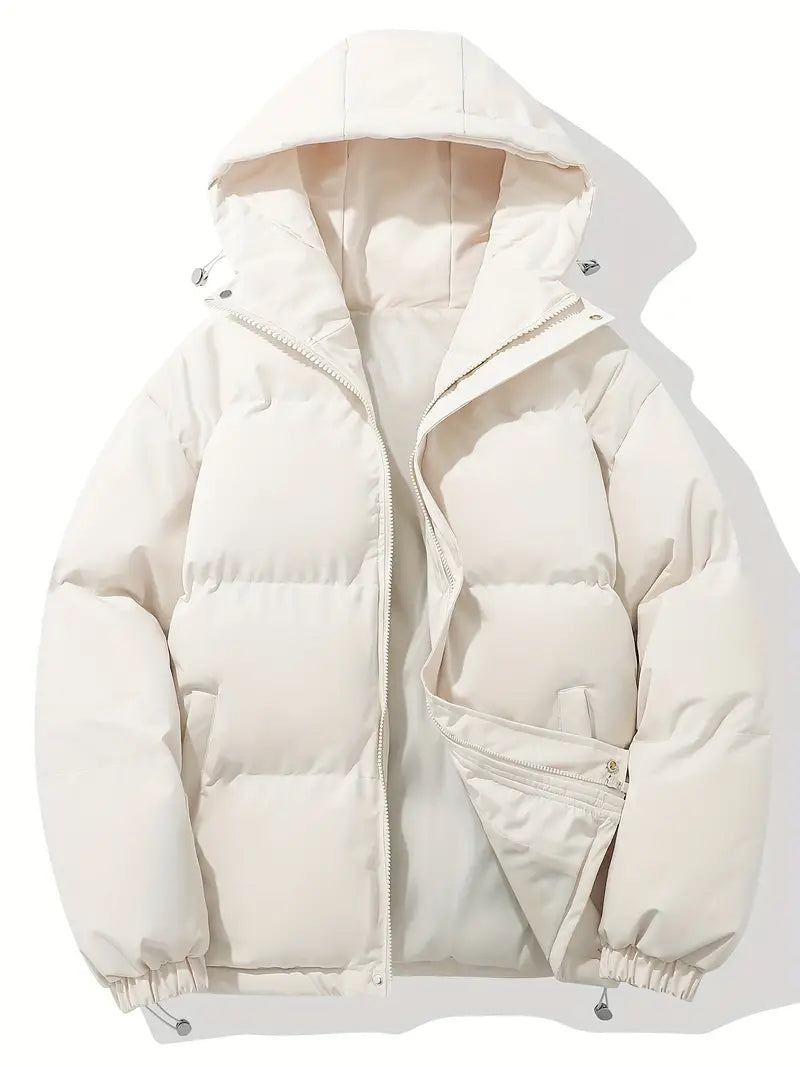Veste Matelassée d'Hiver à Capuche pour Femme