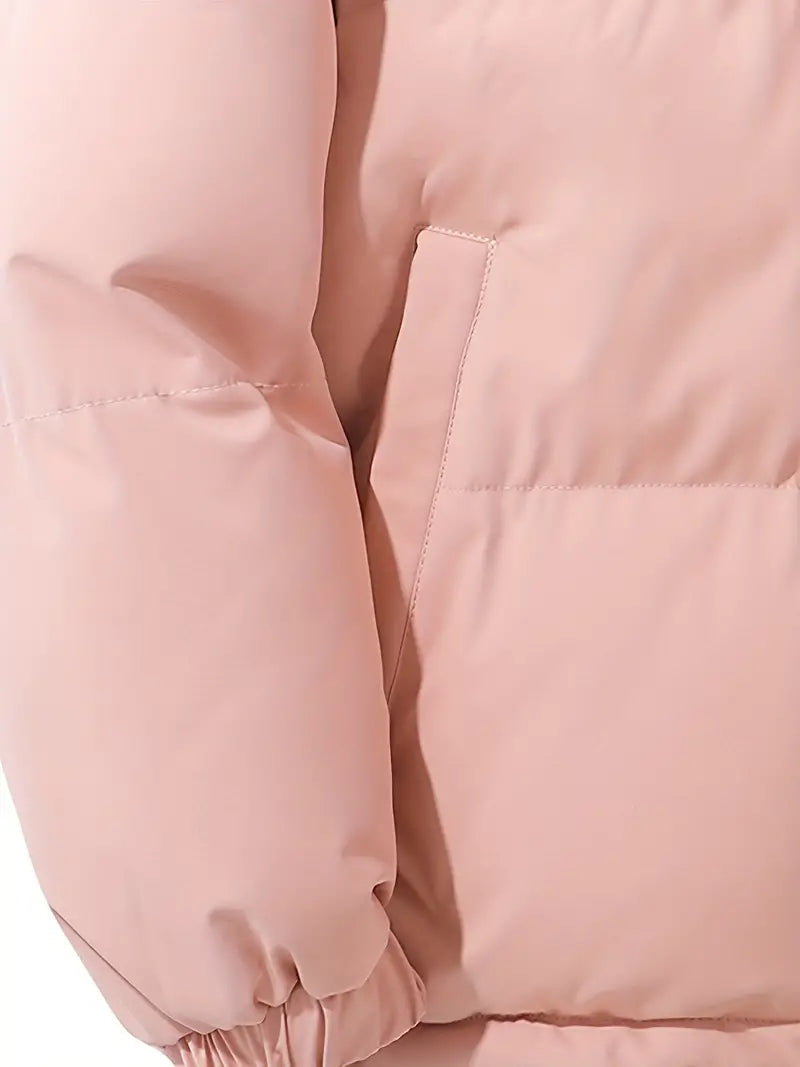 Veste Matelassée d'Hiver à Capuche pour Femme