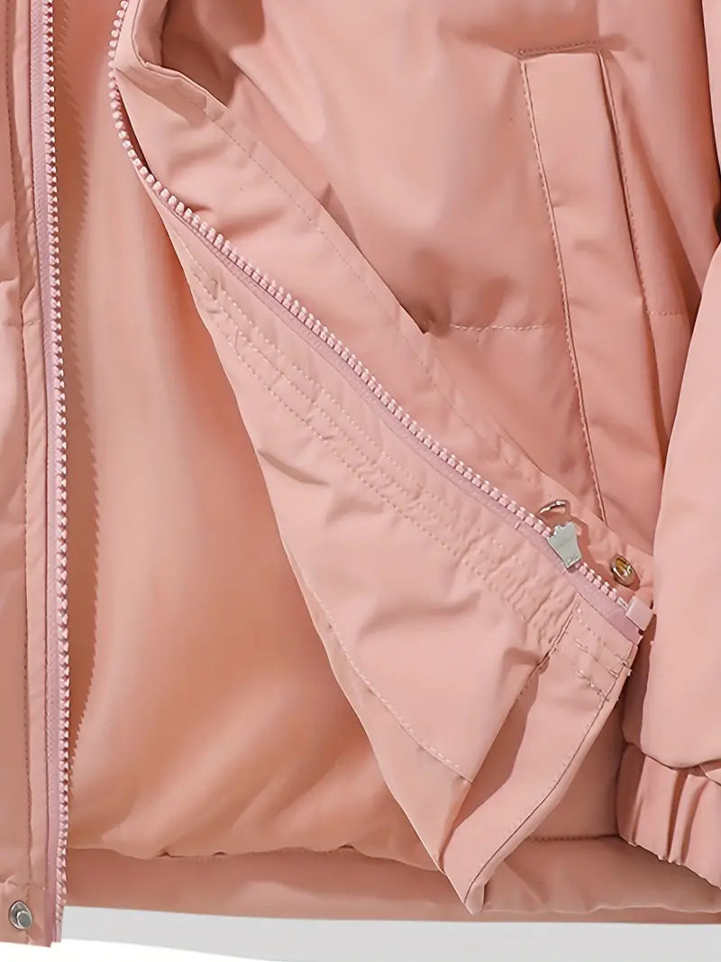 Veste Matelassée d'Hiver à Capuche pour Femme