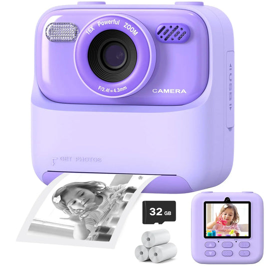 Appareil Photo Instantané HD pour Enfants