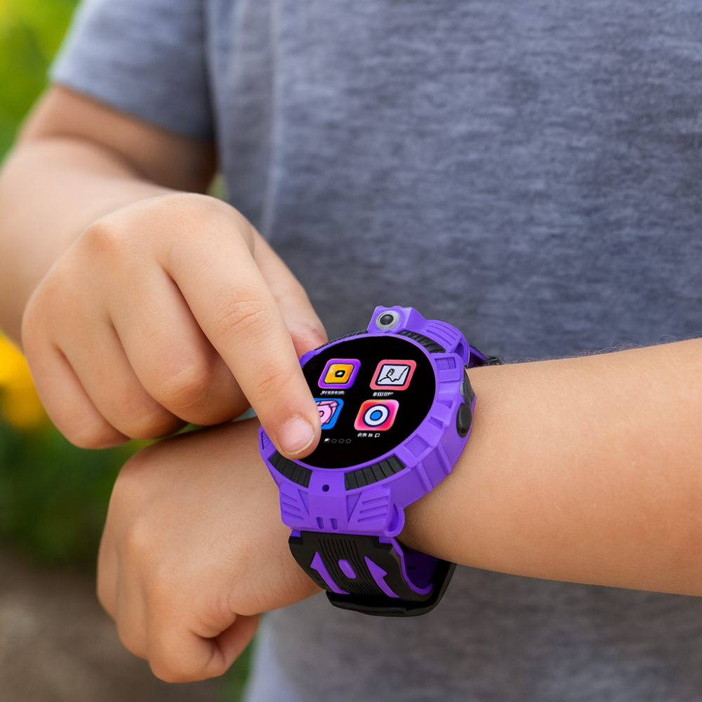 Montre Enfant Intelligente Colorée avec Caméra et Écran Tactile
