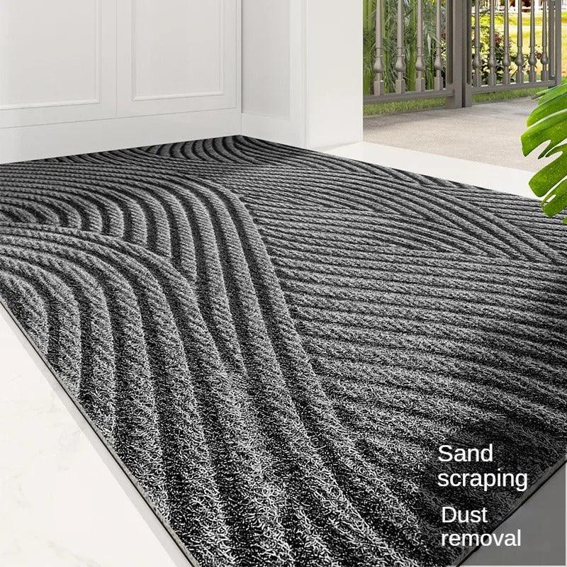 Paillasson Antidérapant Design Nordique – Tapis d'Entrée Anti-Saletés et Anti-Sable