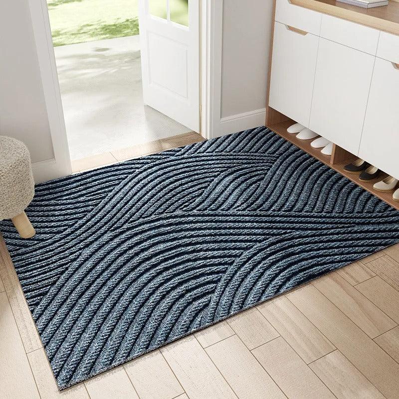 Paillasson Antidérapant Design Nordique – Tapis d'Entrée Anti-Saletés et Anti-Sable