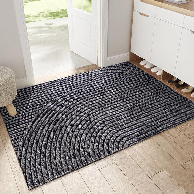 Paillasson Antidérapant Design Nordique – Tapis d'Entrée Anti-Saletés et Anti-Sable