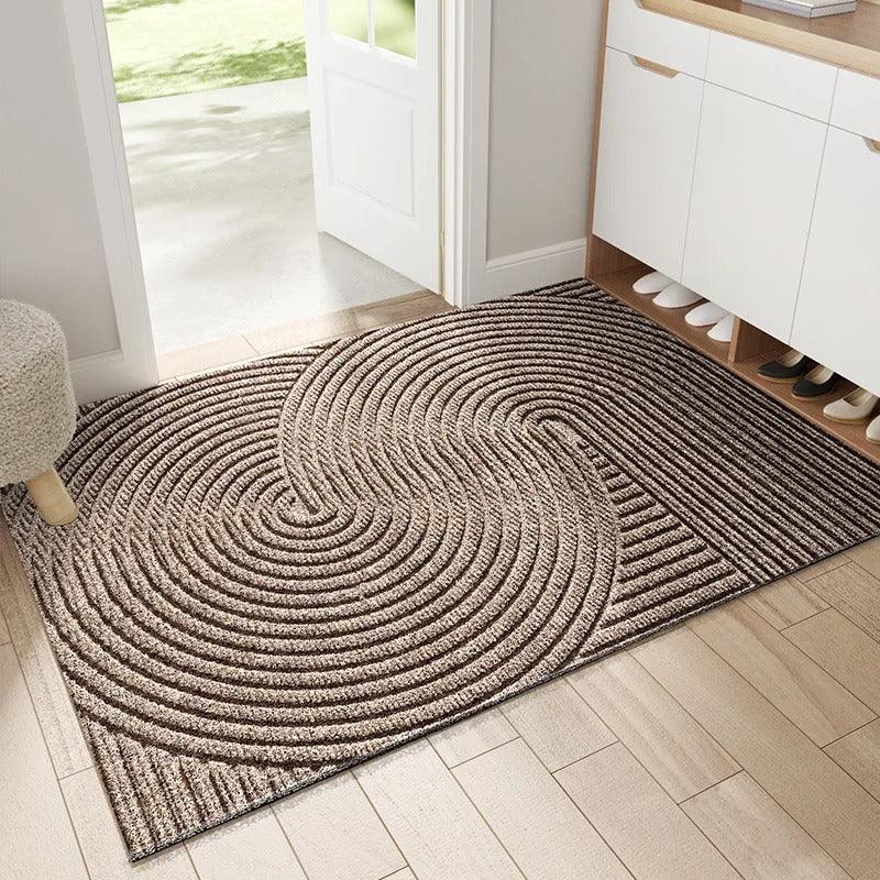 Paillasson Antidérapant Design Nordique – Tapis d'Entrée Anti-Saletés et Anti-Sable