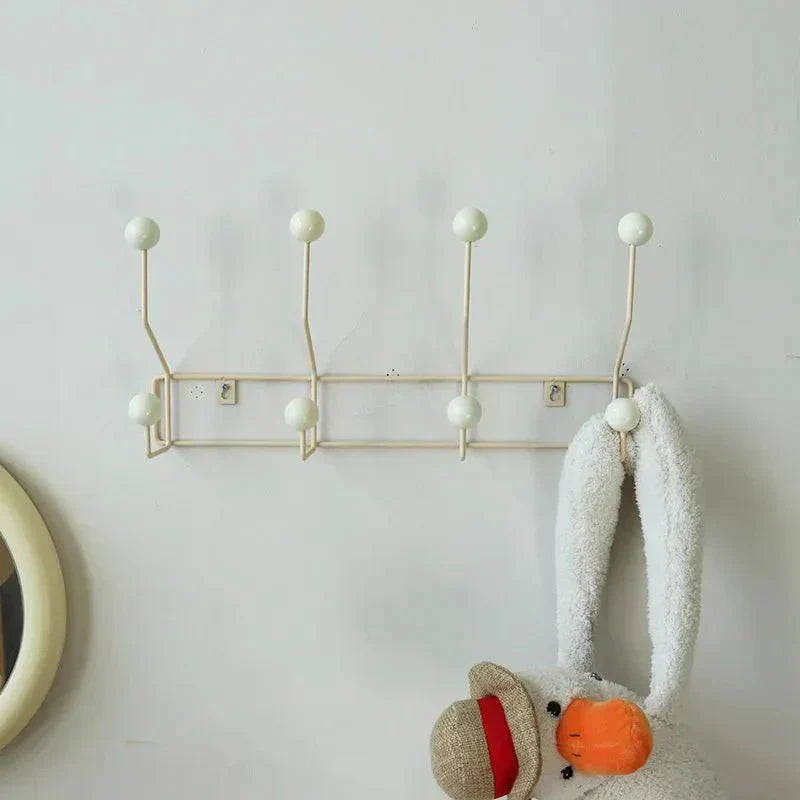 Ensemble de Patères Vintage en Métal pour Manteaux et Accessoires