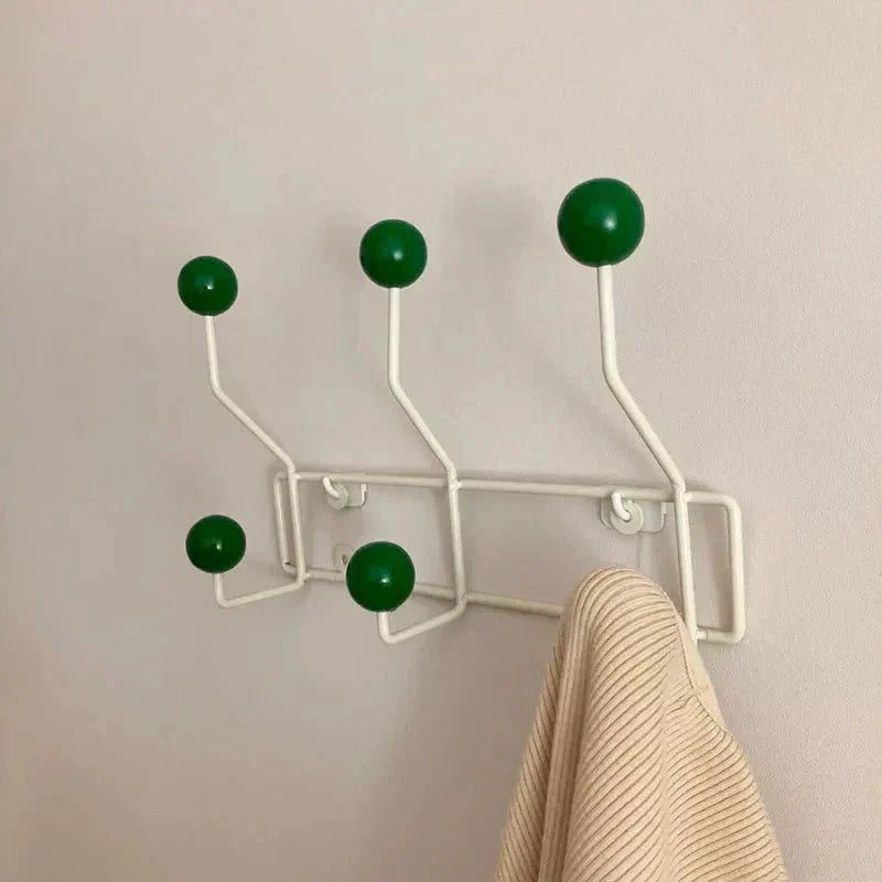 Ensemble de Patères Vintage en Métal pour Manteaux et Accessoires